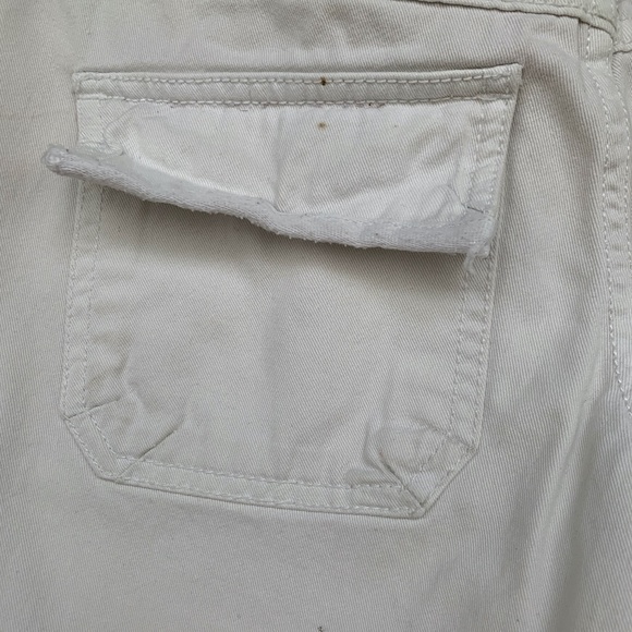 ‘SQUEEZE’ WHITE WIDE LEG CAPRI JEANS - Picture 4 of 4